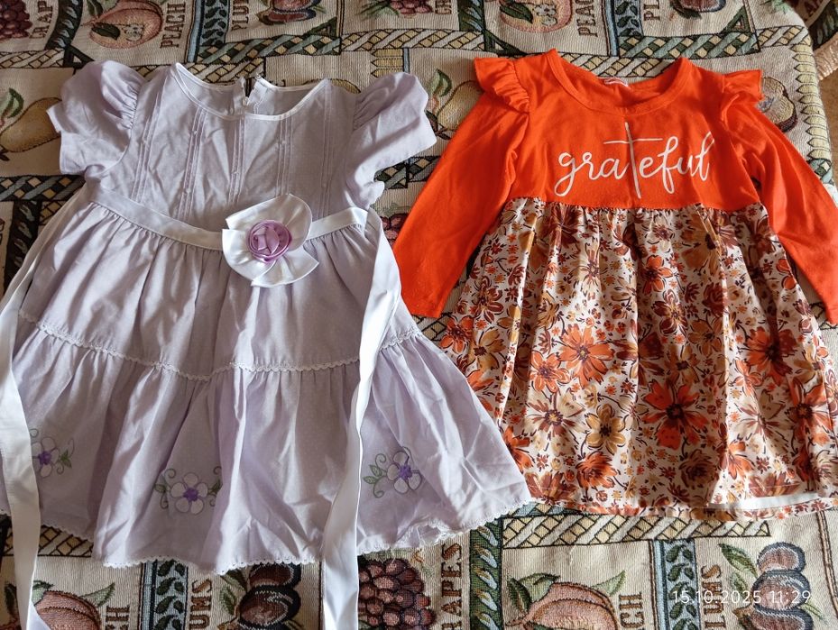 Детские платья на возраст от 2 до 4