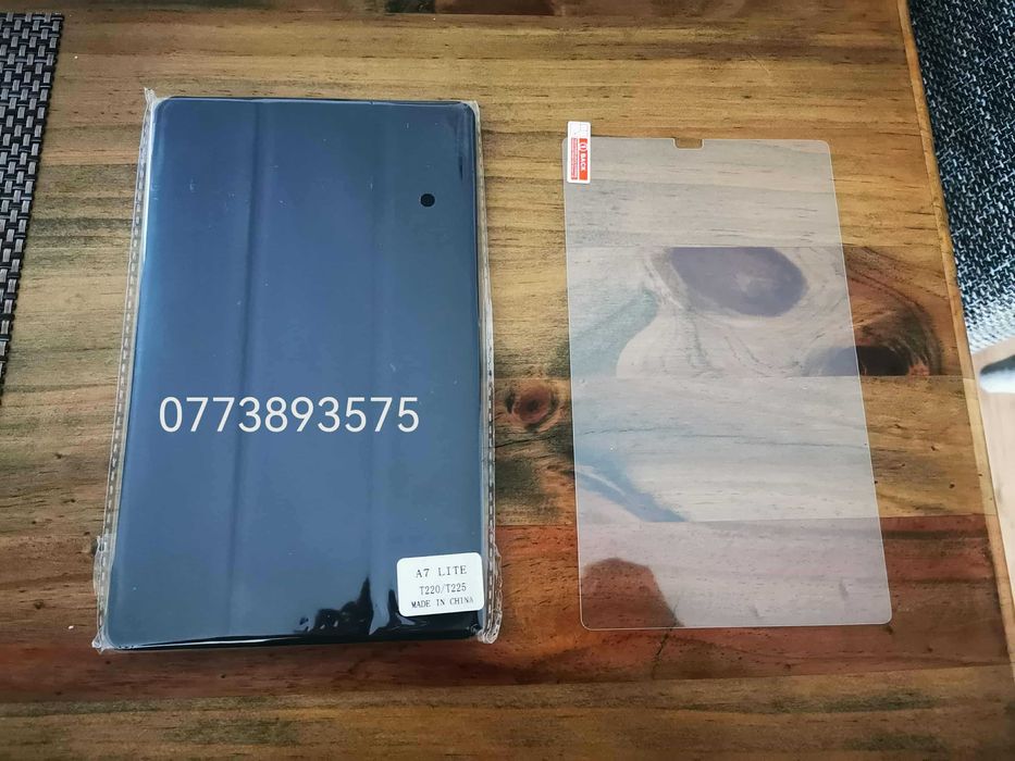 Husa protectie + folie sticla ecran Samsung Galaxy TAB A7 Lite T225