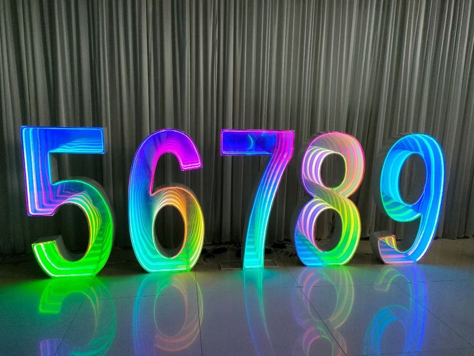 Светещи цифри под наем