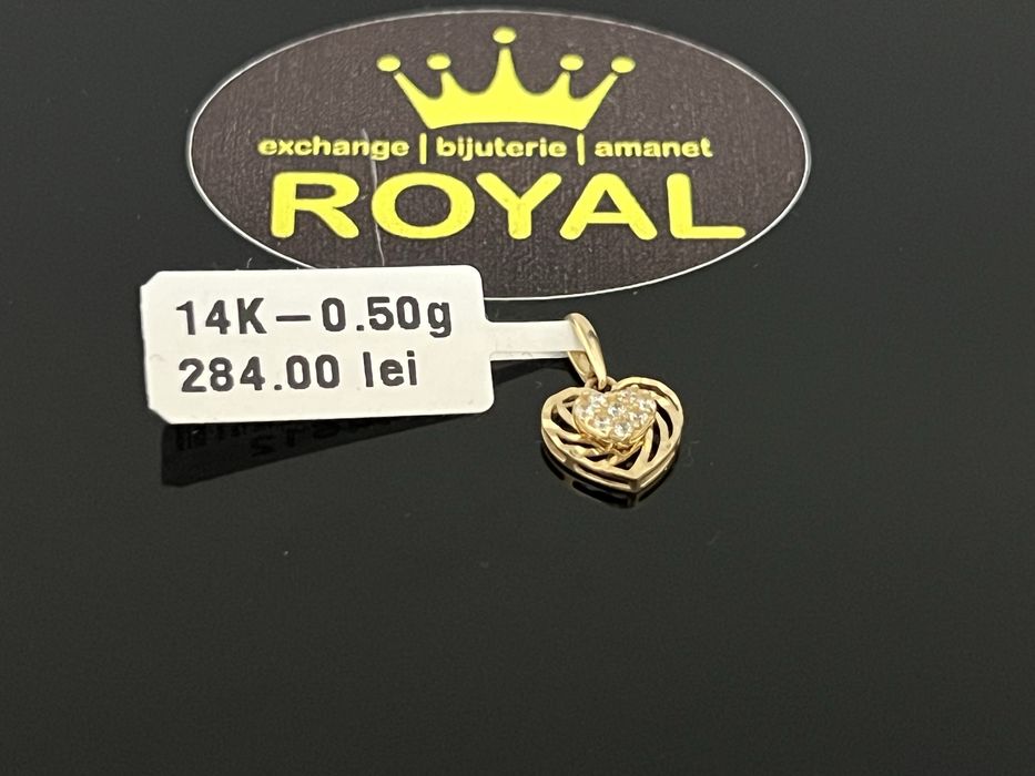 Bijuteria Royal CB : Pandant aur 14K 0,50 grame