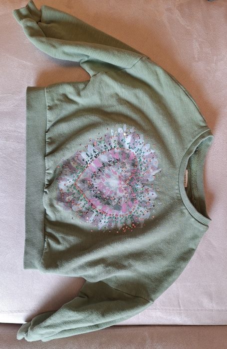 Памучен пуловер Next за момиче 5г.