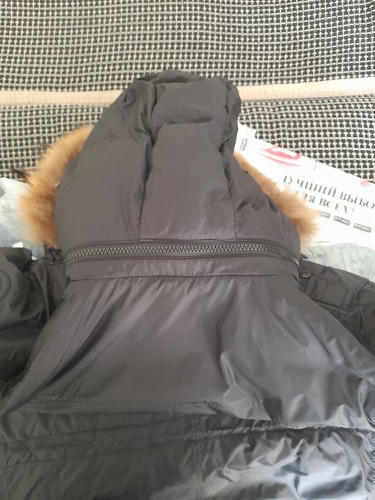 Срочно.Зимняя,мужская куртка с натуральным мехом на капюшоне. 48-50р