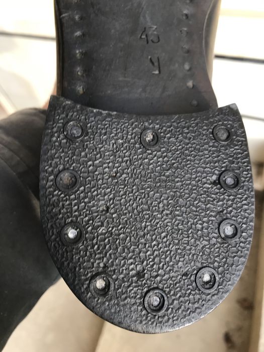 Хромовые сапоги 43 размер б/у