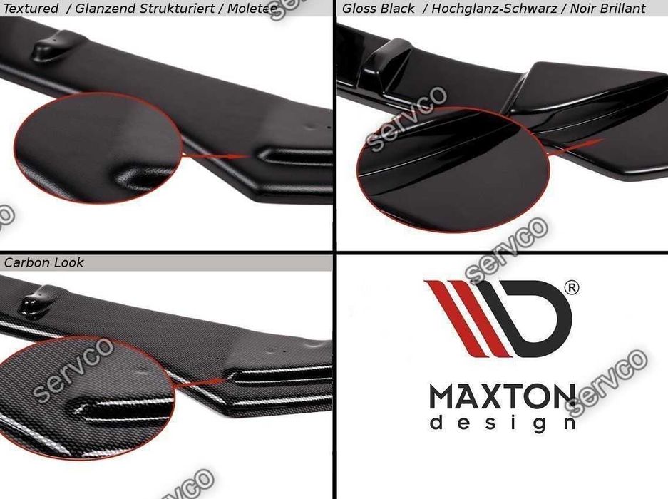 Eleron spoiler cap Audi A6 C8 Sedan 2019- v8 - Maxton Design