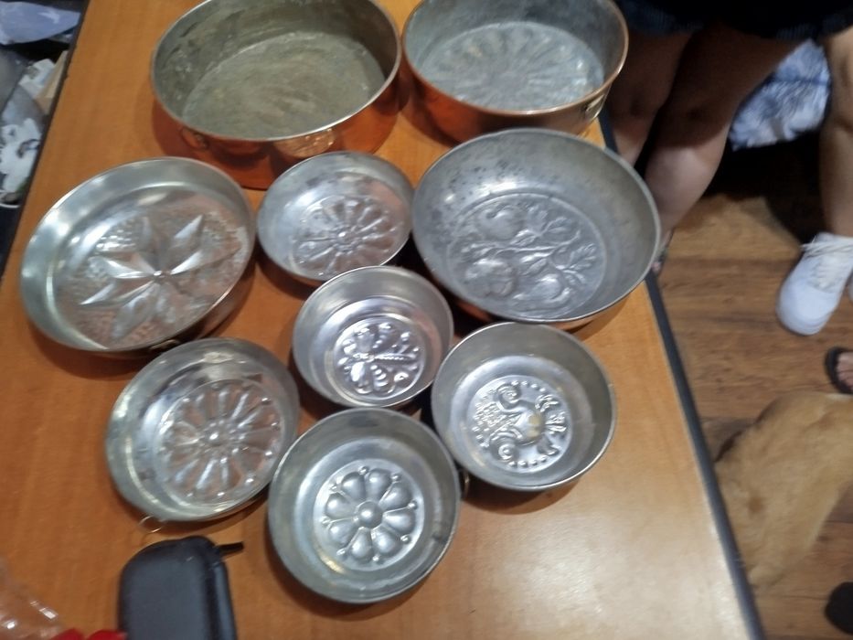 Здравейте продавам медни купички и тавички