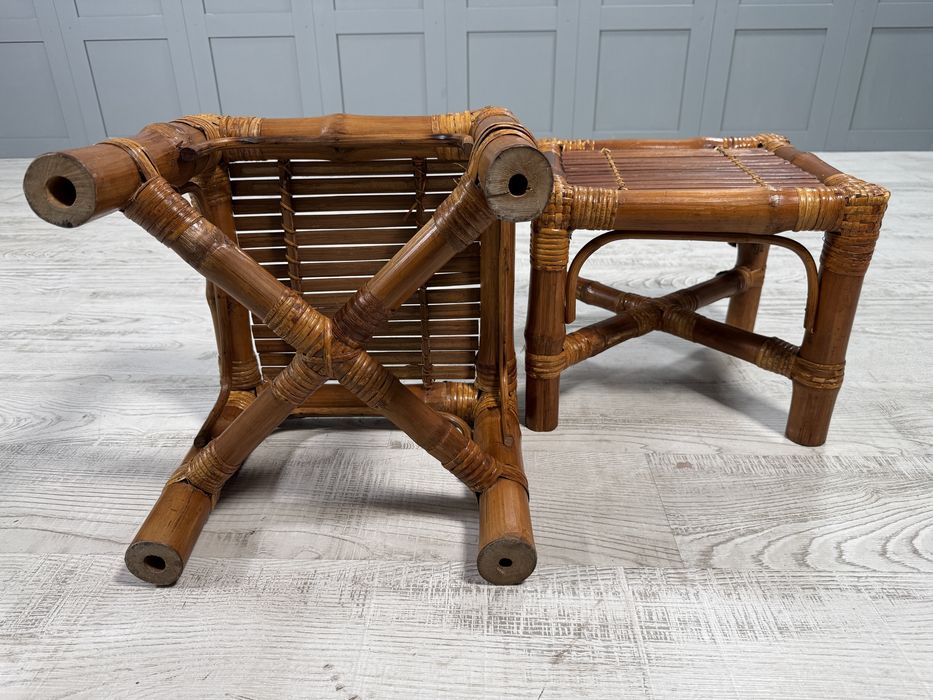 Комплект помощни бамбукови масички Д909