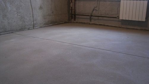 СТЯЖКА фундамент