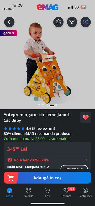 Antemergator Janod Chat ca nou