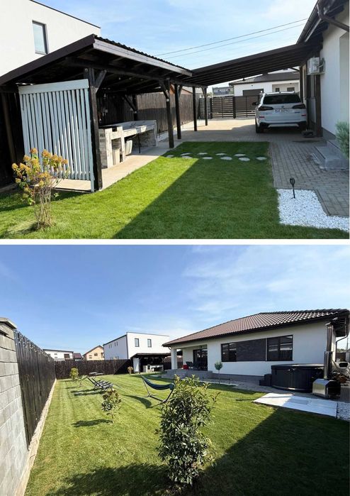 Casă noua la cheie | Jacuzzi | 2 Carport | BBQ Acoperit | Vladimirescu Arad | Proprietar
