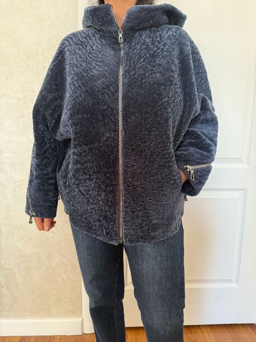 Бомбер натуральный альпако