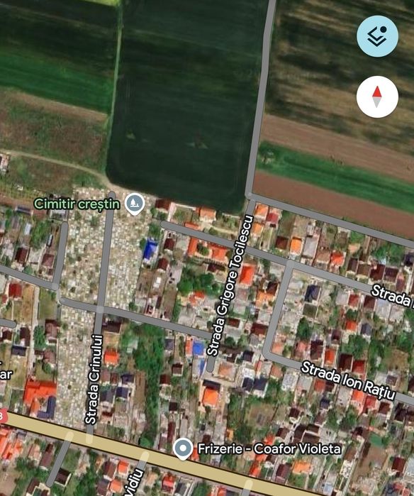 Vând teren intravilan 2500 de metri, Valu lui Traian pe partea dreaptă