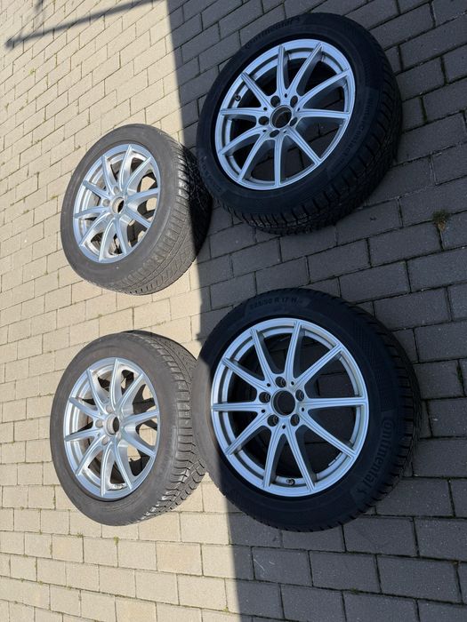 Jante originale Mercedes pe 17 cu anvelope f bune