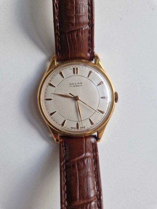 NACAR, 17 rubis, SWISS MADE - NOS! ТОП! Налична кутия!