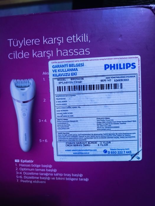 Philips depilator
