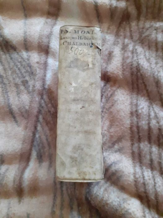 lexicon ebraico-chaldean în limba latină (1756)