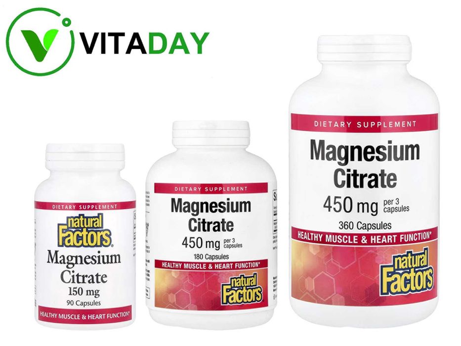 Natural FactorsMagnesium Citrate цитрат магния магний magniy