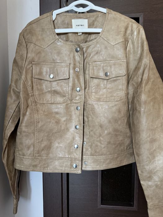 женская кожанная куртка