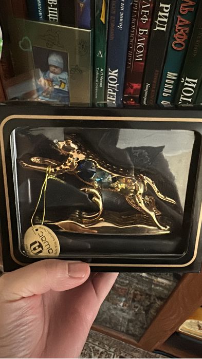 Сувенир Сваровски фигурка барс