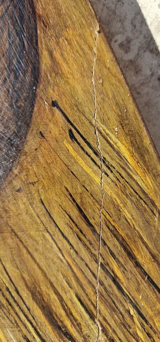 Tablou decorativ modern pe lemn cu motive tribale 6
