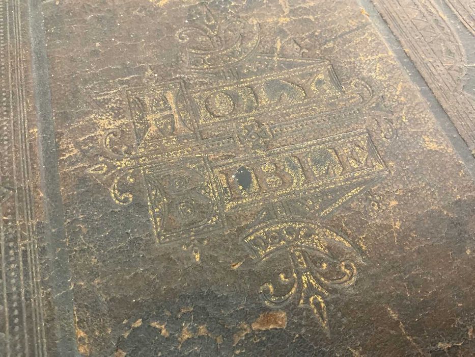 Biblia / Biblie veche , , engleza ,1875 , 5 kg, 33 x 26 x 9.5cm