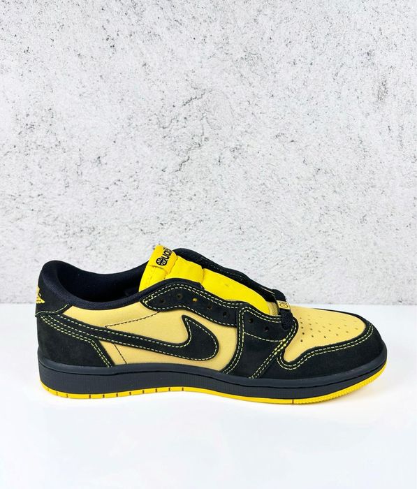 Jordan 1 Retro Low OG Quai 54 Black Tour Yellow Red