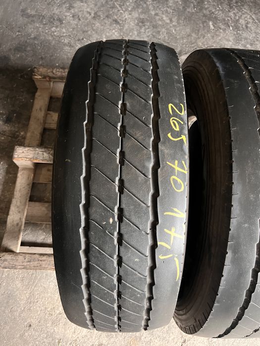 2 anvelope camion 265/70/17.5 , GoodYear , 7.5 mm