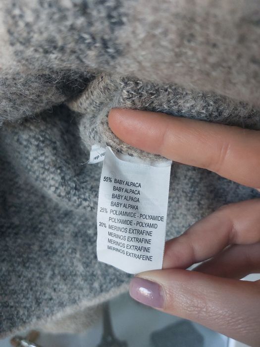 Jacheta baby alpaca și merino marime S