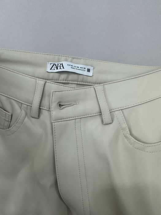 Брюки кож.зам. Zara