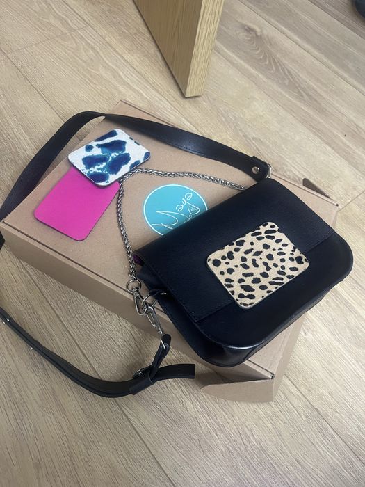 Чанта естествена кожа Maya made it