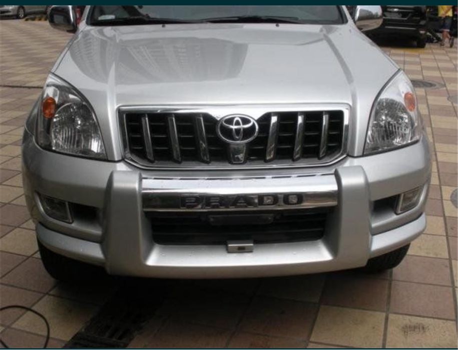 Прадо 120 бампер клык решетка Тойота накладка