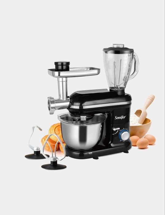 Кухонный комбайн 3в1 Мясорубка Стационарный миксер Блендер sf-8056