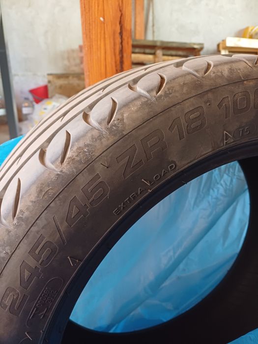 4 почти нови летни гуми kormoran 245/45 R 18