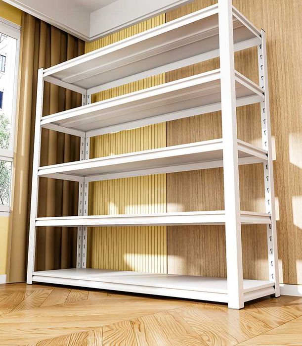 Стеллаж с прочными полками для банок и бытовых вещей