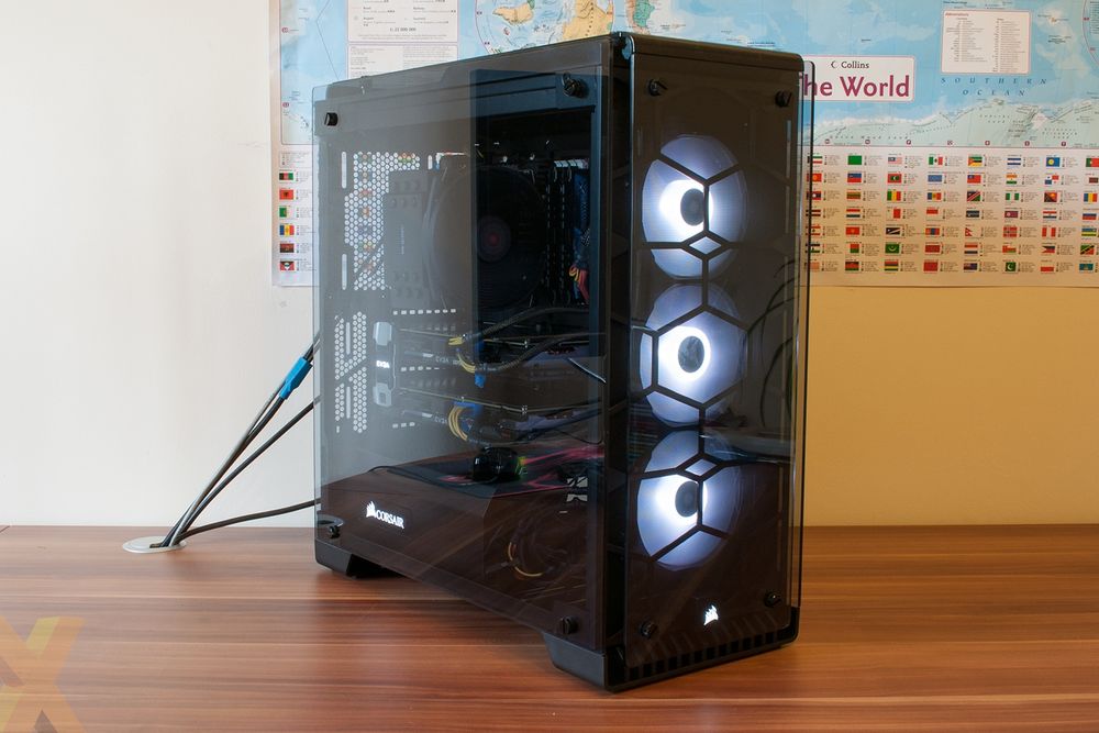 carcasa pc corsair 570x crystal gaming atx matx eatx