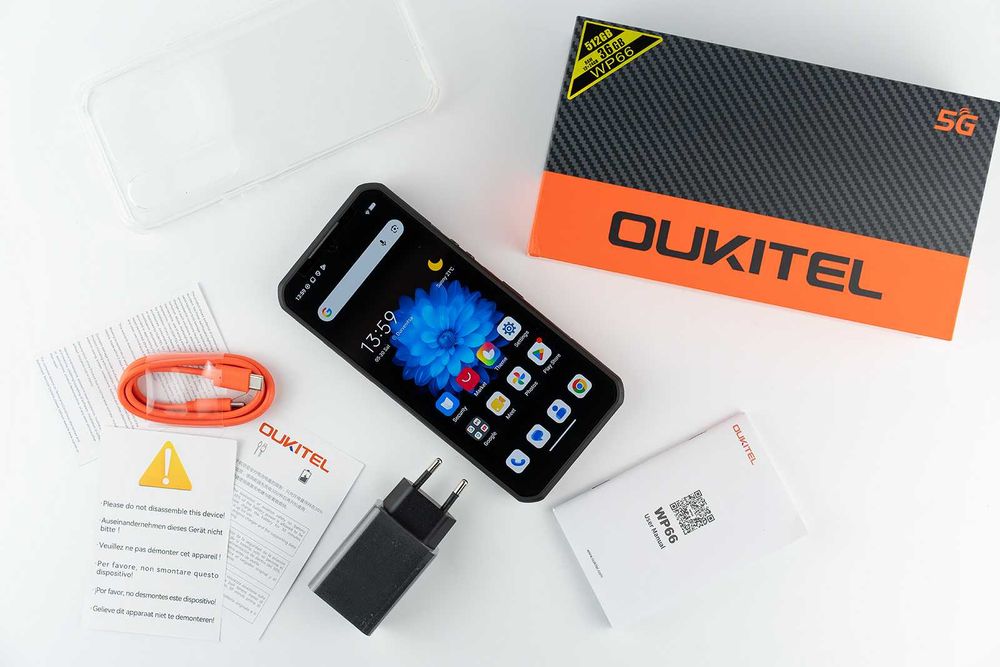 OUKITEL WP66 5G 6.6", 12GB/512GB, 108MP, 11000mAh, защита IP68/IP69K/MIL-STD810; 95db говорител