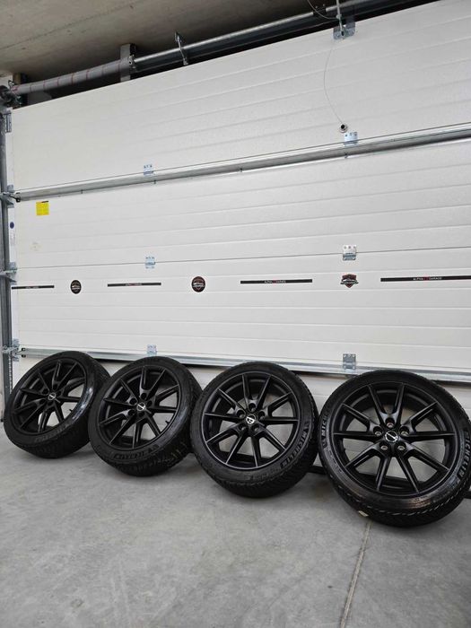 Комплект алуминиеви джанти BORBET с чисто нови зимни гуми MICHELIN Pilot Alpin