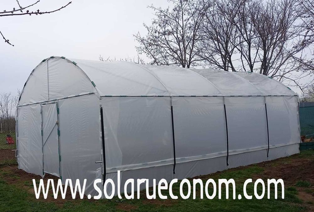 Solar(sera) de gradină cu structură metalică (teava)