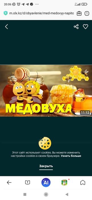 Мёд. Ферментированный Ме́довуха