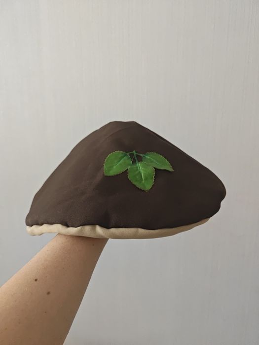 Шапка грибочек детская