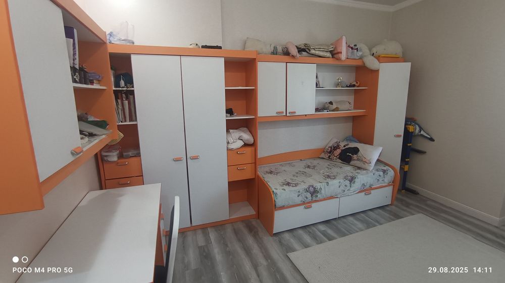 Детский гарнитур, шкаф, кровать