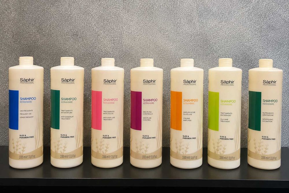 Stoc produse profesionale Saphir Italia + aparatură GHD – salon