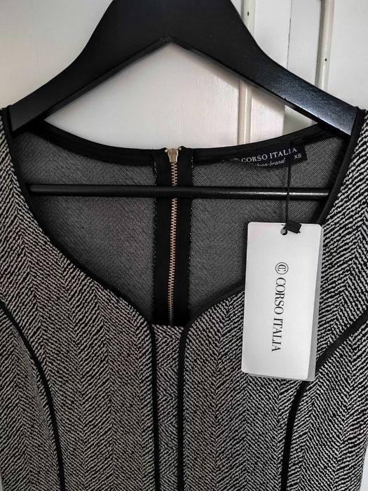 Рокля XS размер, Corso Italia, сив меланж