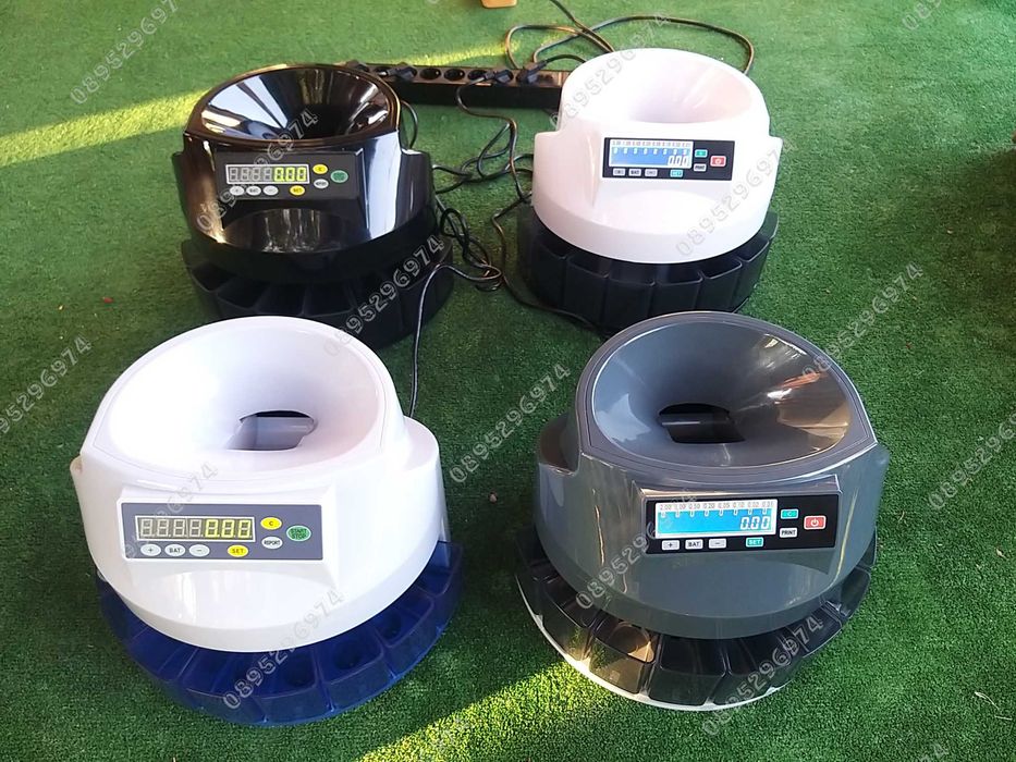 Машина за броене и сортиране на Евро монети и стотинки