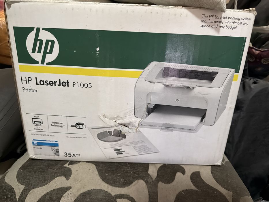 HP LaserJet P1005 принтері