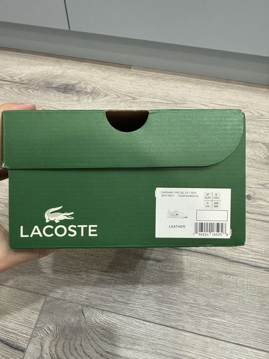 Lacoste кеды 37 размер
