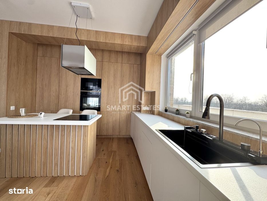 Penthouse - Duplex 4 camere de inchiriat II 217 mp II 2 locuri parcare