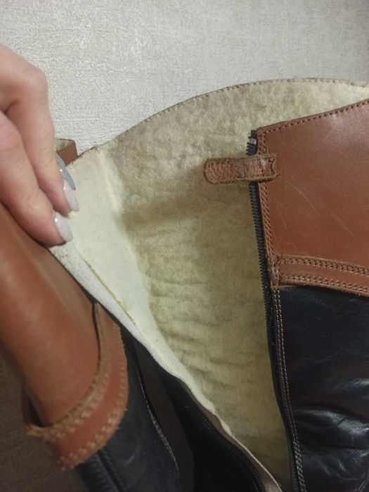 Сапоги кожаные детские