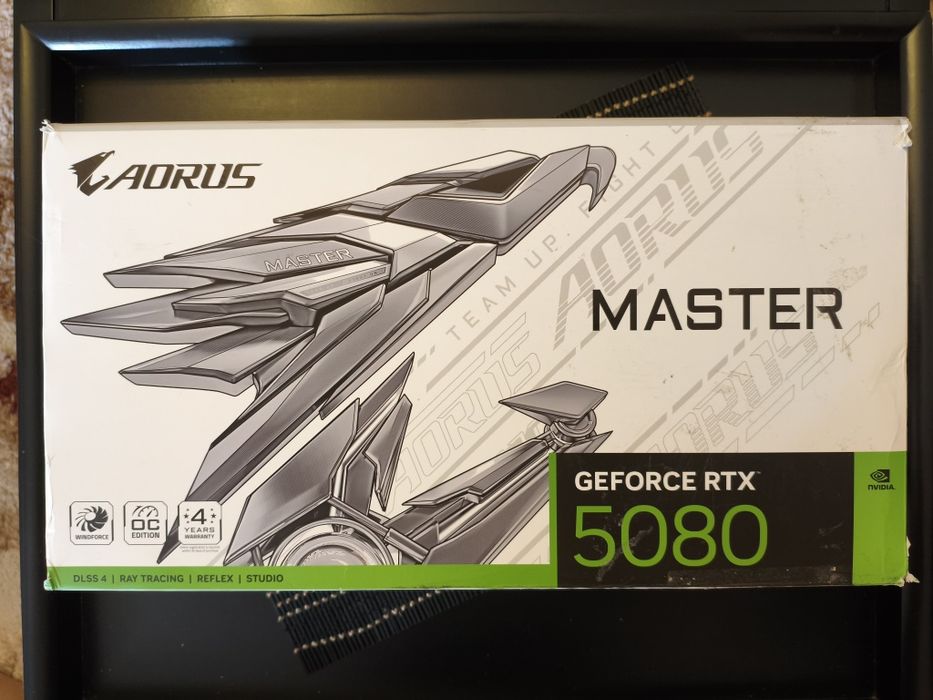 #GARANTIE# / Placa video / Gigabyte RTX 5080 Aorus Master ICE / 16GB GDDR7 / 256-bit