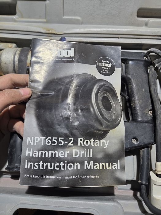 Перфоратор Nutool NPT655-2 (Rotary Hammer Drill) в куфар с аксесоари