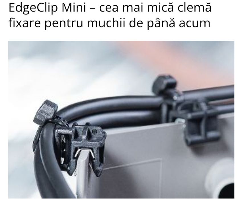 Cleme(coliere) de fixare pentru muchii cu mai multe căi
Cleme de fixar